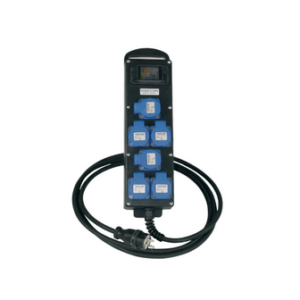Bloc de distribution In:16A+Diff / Out: 6x16A