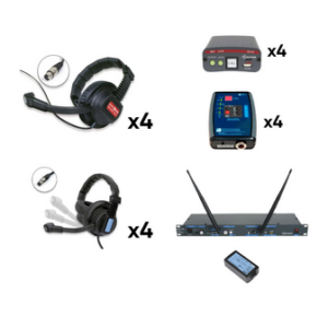 Ensemble intercom filaire & HF - 1 canal