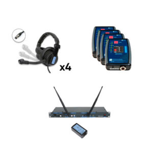 Ensemble x4 intercom HF - 1 canal