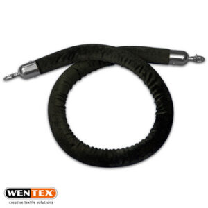 Corde de guidage en velours - 150cm Noir