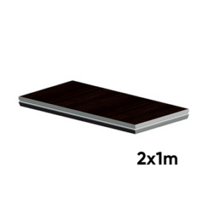 Praticable int/ext 2x1m - 500kg/m² - Noir