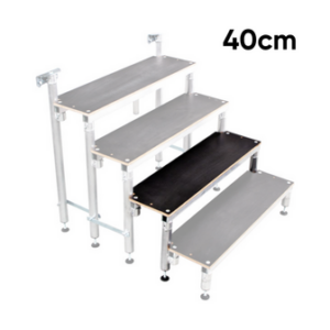 Marche pour praticable - Hauteur de 40Cm