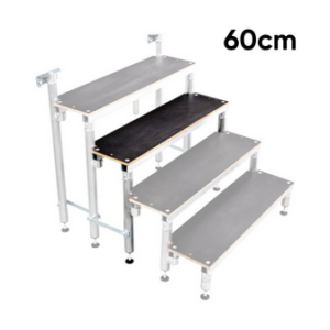Marche pour praticable - Hauteur de 60Cm