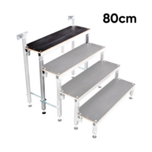 Marche pour praticable - Hauteur de 80Cm