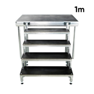 Marche pour praticable - Hauteur de 1m