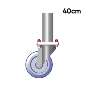 Roue H:40Cm + Freins pour Prat. ASD