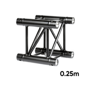 Structure carrée SZ29025 - 0.25M - Noir