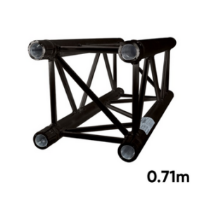 Structure carrée SZ29071 - 0.71M - Noir